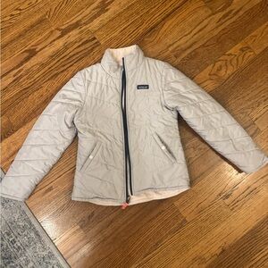 Patagonia Light Gray Quilted Jacket
